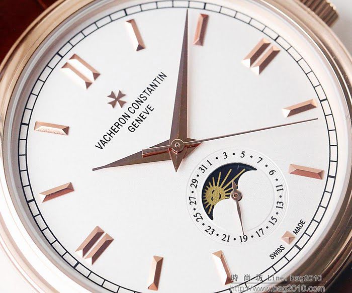 江詩丹頓 Vacheron Constantin LS精品 火爆推薦最新款 升級版 真月相功能腕表系列 男士腕表  wssb4230